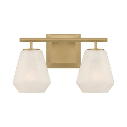 Siena Bath Vanity Light in Legacy Brass (2-Light).