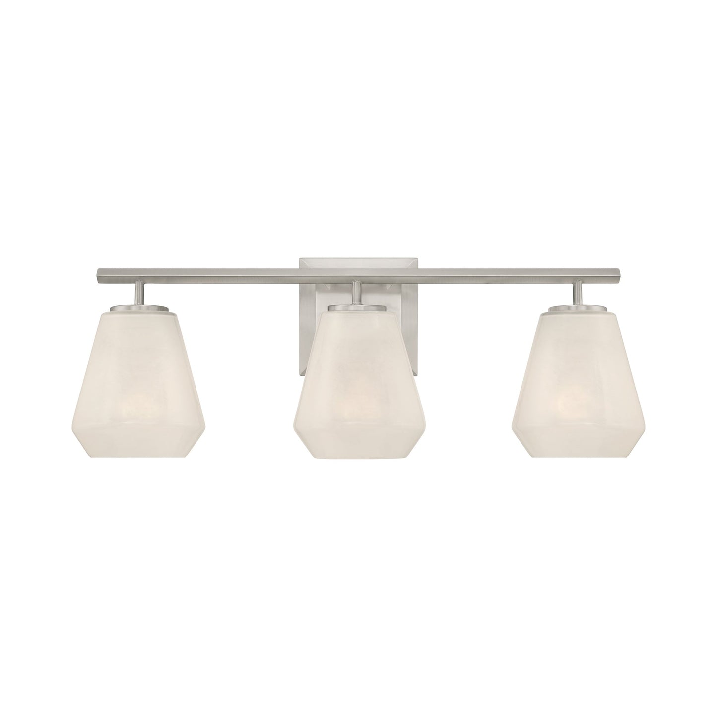 Siena Bath Vanity Light in Brushed Nickel (3-Light).