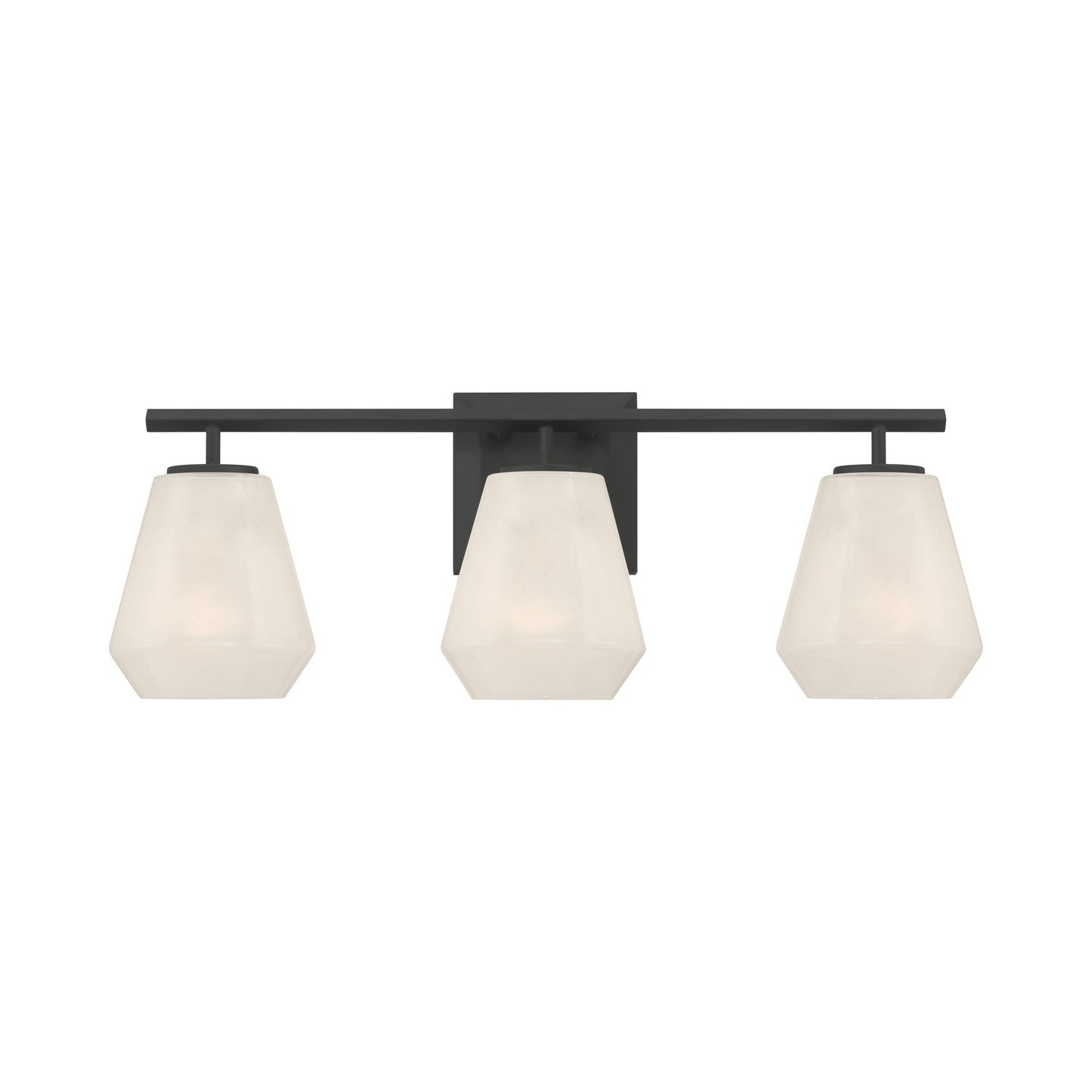 Siena Bath Vanity Light in Dark Matte Black (3-Light).