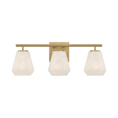 Siena Bath Vanity Light in Legacy Brass (3-Light).