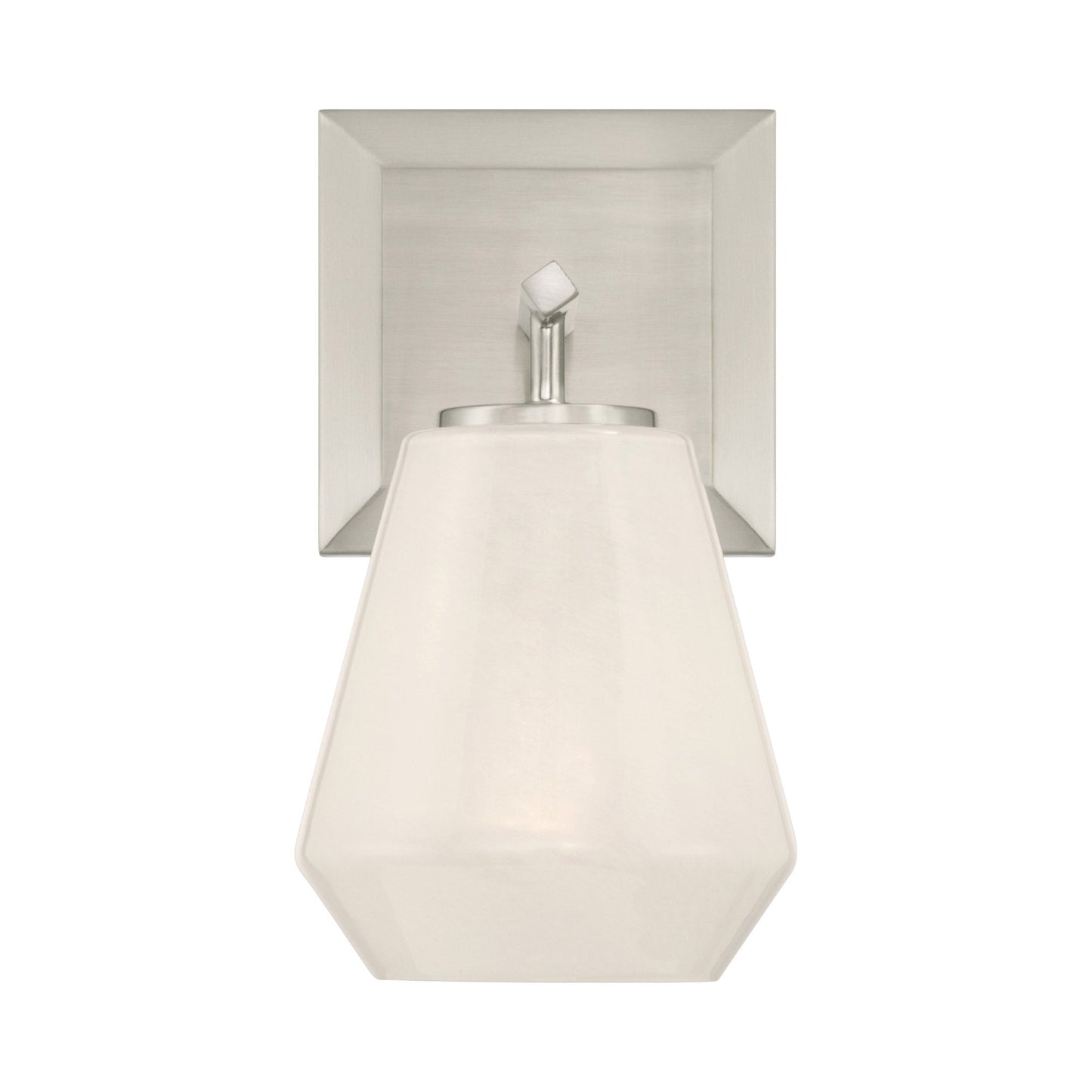 Siena Bath Wall Light in Brushed Nickel.