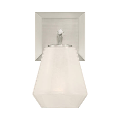 Siena Bath Wall Light in Brushed Nickel.