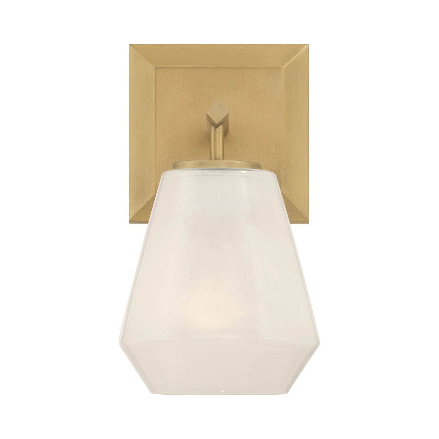 Siena Bath Wall Light in Legacy Brass.