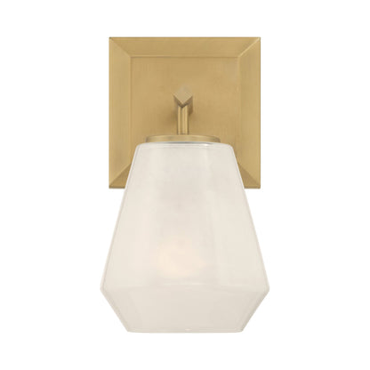 Siena Bath Wall Light in Legacy Brass.