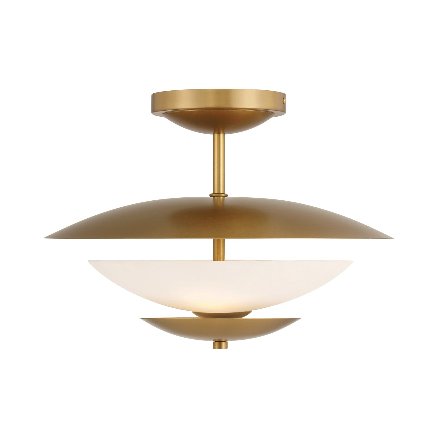 Solara Semi Flush Mount Ceiling Light in Detail.