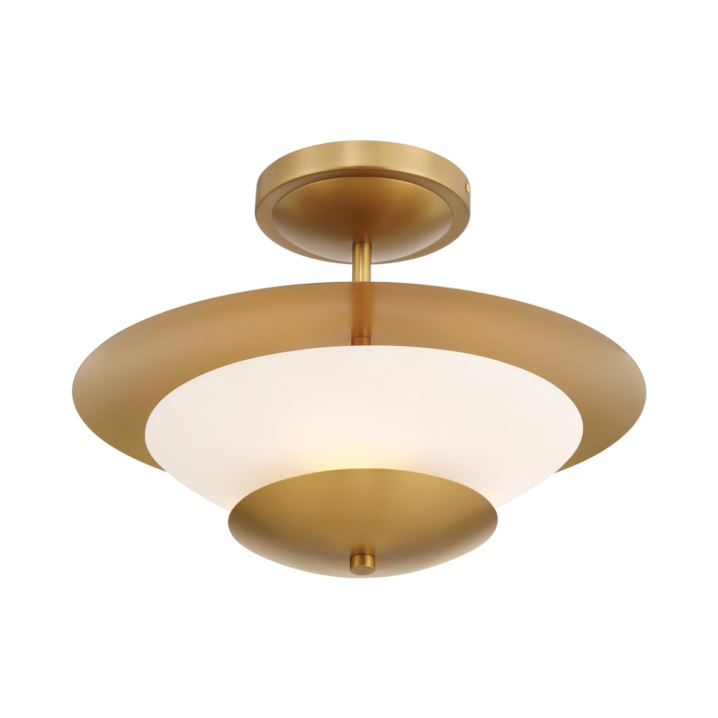 Solara Semi Flush Mount Ceiling Light in Detail.