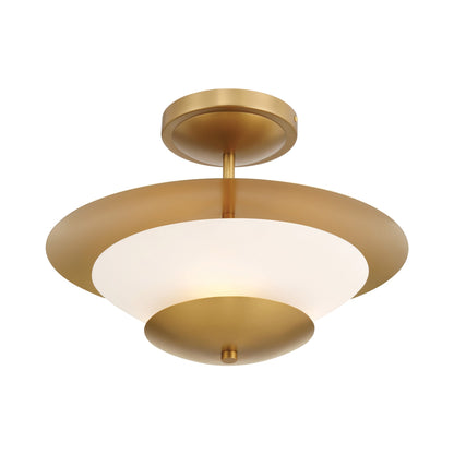 Solara Semi Flush Mount Ceiling Light in Detail.