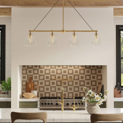 Sommersby Chandelier in kitchen.