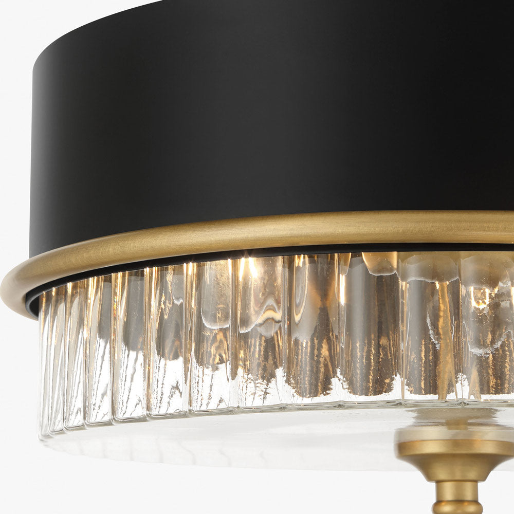 Stamford Flush Mount Ceiling Light in Detail.