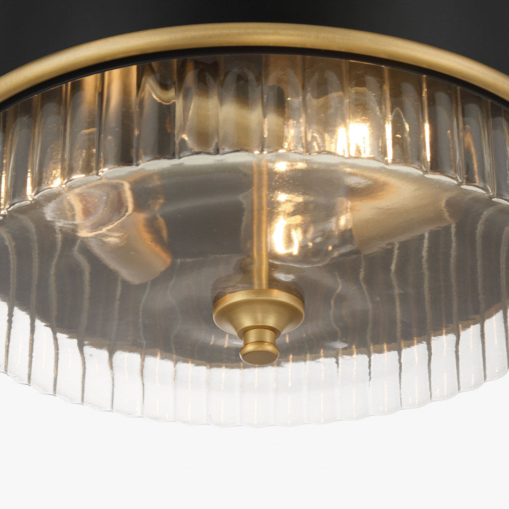 Stamford Flush Mount Ceiling Light in Detail.