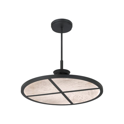 Stiles LED Pendant Light in Sand Coal Black (28-Inch).