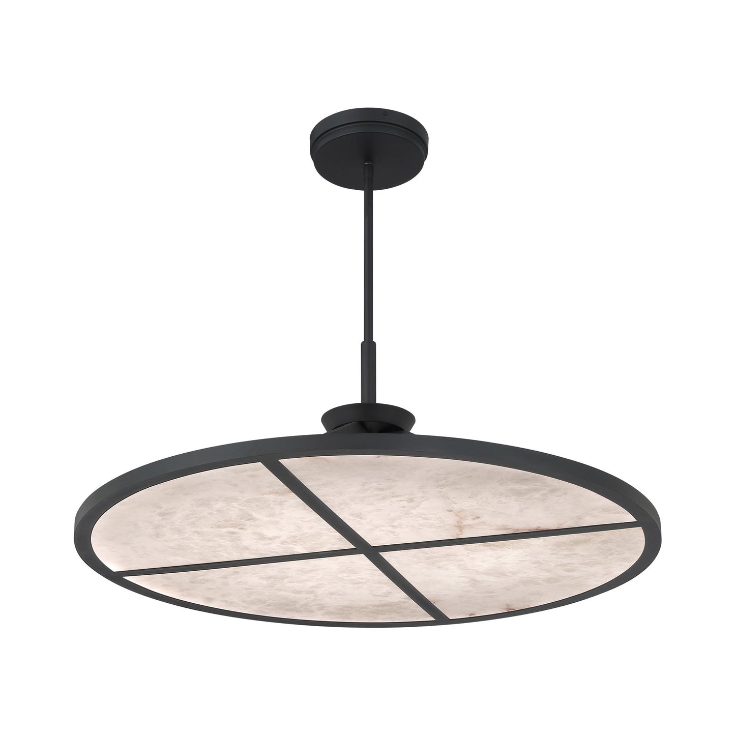 Stiles LED Pendant Light in Sand Coal Black (36-Inch).