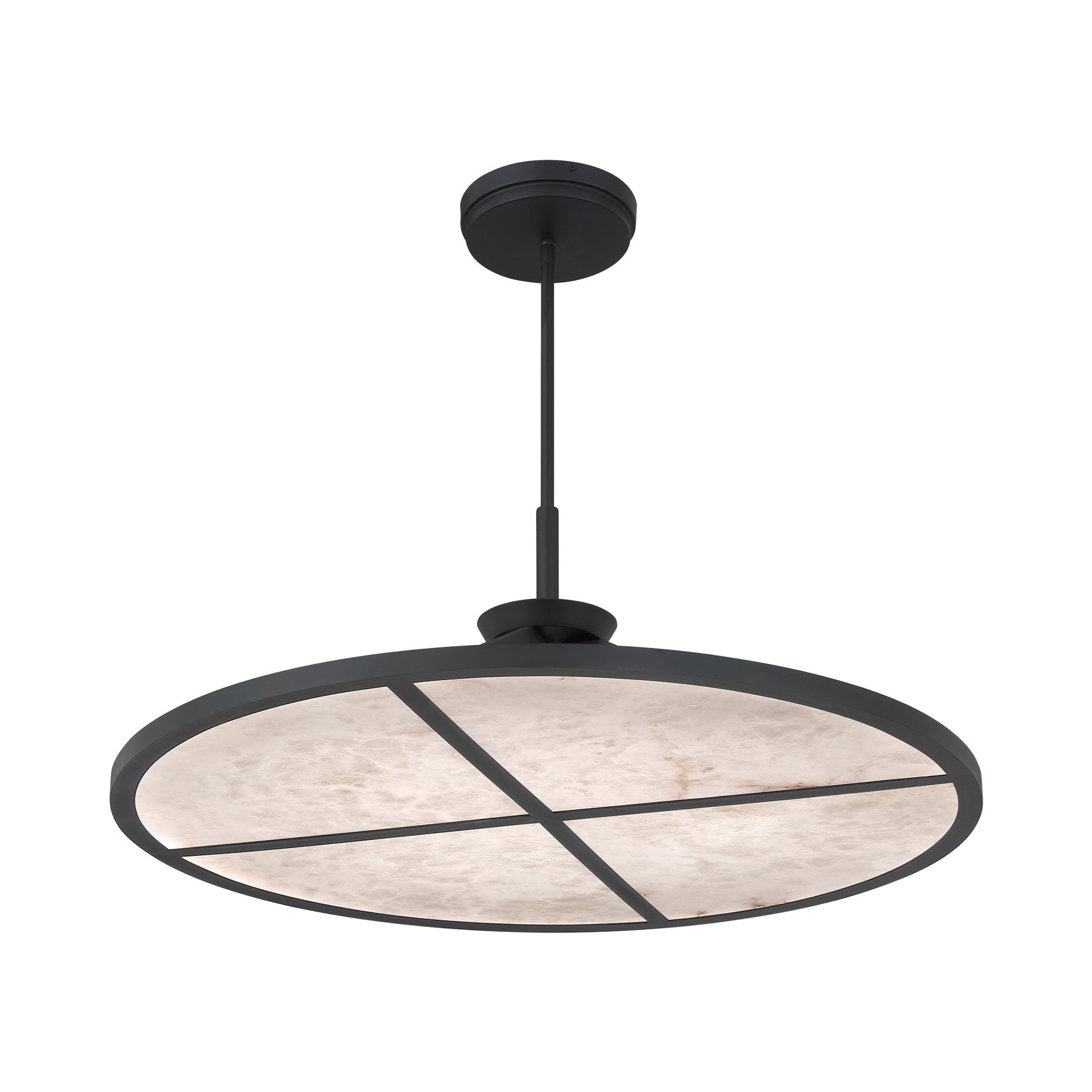 Stiles LED Pendant Light in Sand Coal Black (36-Inch).