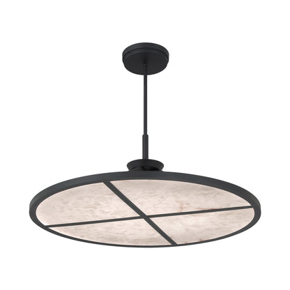 Stiles LED Pendant Light in Sand Coal Black (36-Inch).