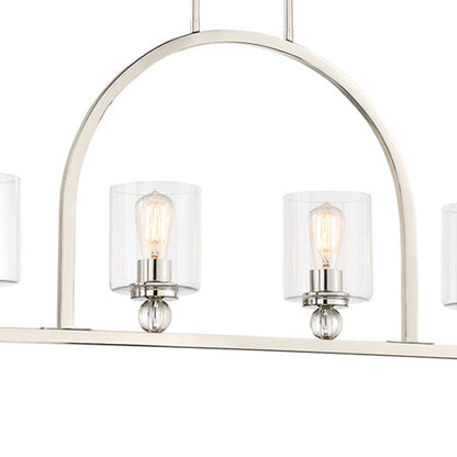 Studio 5 Linear Pendant Light in Detail.