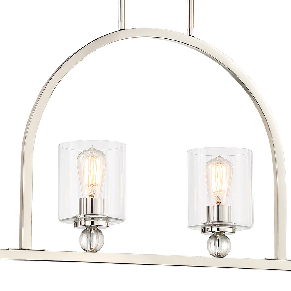 Studio 5 Linear Pendant Light in Detail.