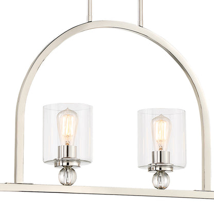 Studio 5 Linear Pendant Light in Detail.