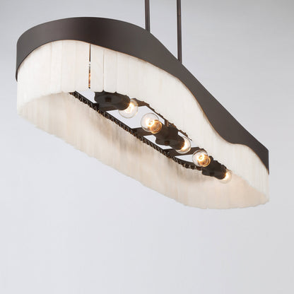Sway Linear Pendant Light in Detail.