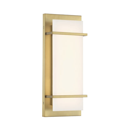 Tarnos LED Wall Light in Soft Brass (16-Inch).
