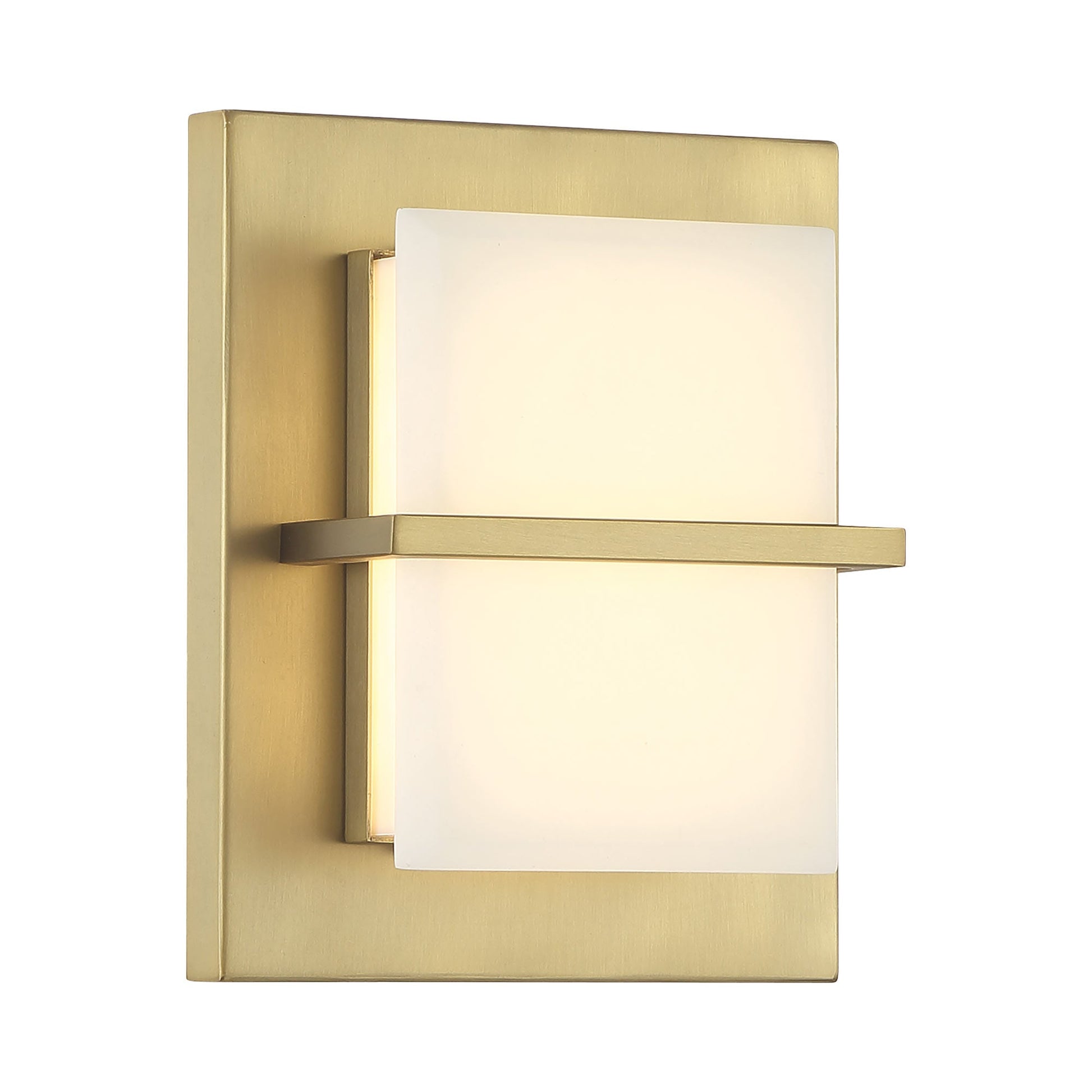 Tarnos LED Wall Light in Soft Brass (8-Inch).