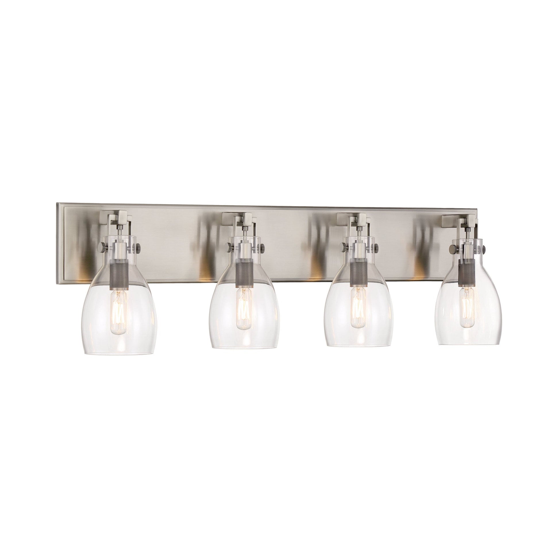 Tiberia Bath Vanity Light in Plated Pewter (4-Light).