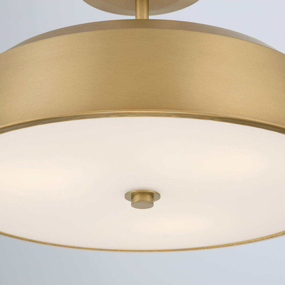 Trellwyn Semi Flush Mount Ceiling Light in Detail.
