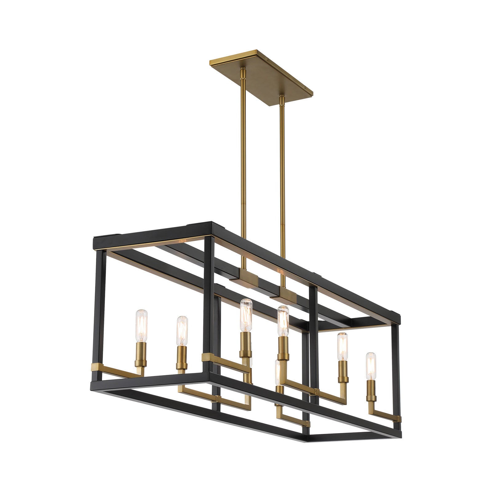 Union Estates Linear Pendant Light in Detail.