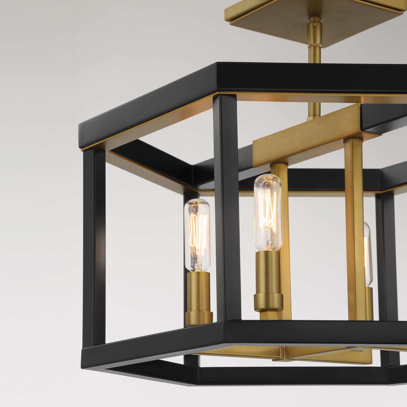 Union Estates Semi Flush Mount Ceiling Light in Detail.