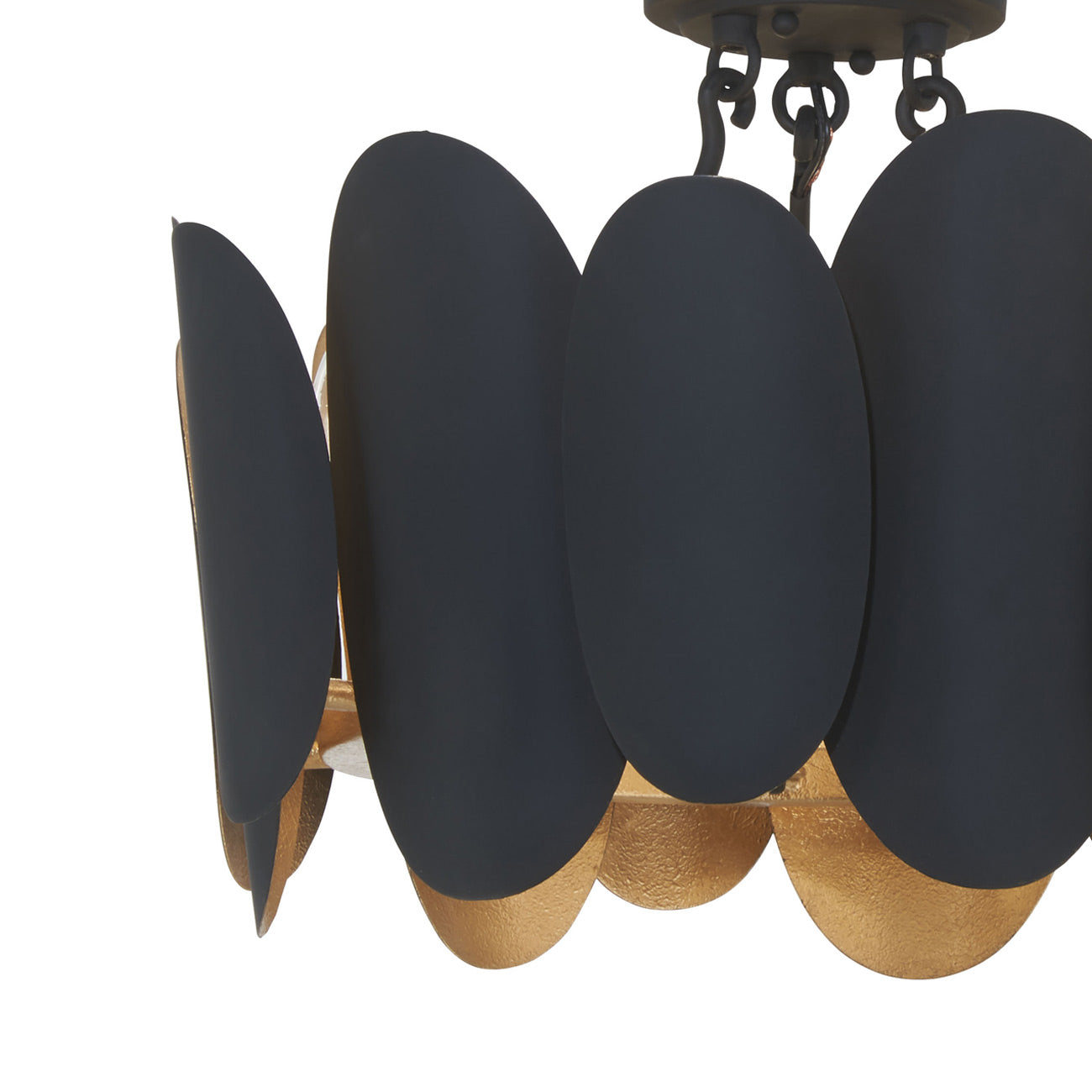 Vailen Semi Flush Mount Ceiling Light in Detail.