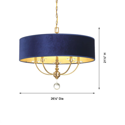 Van Noord Pendant Light - line drawing.