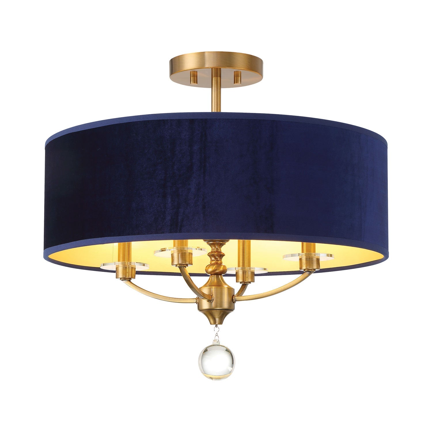 Van Noord Semi Flush Mount Ceiling Light.