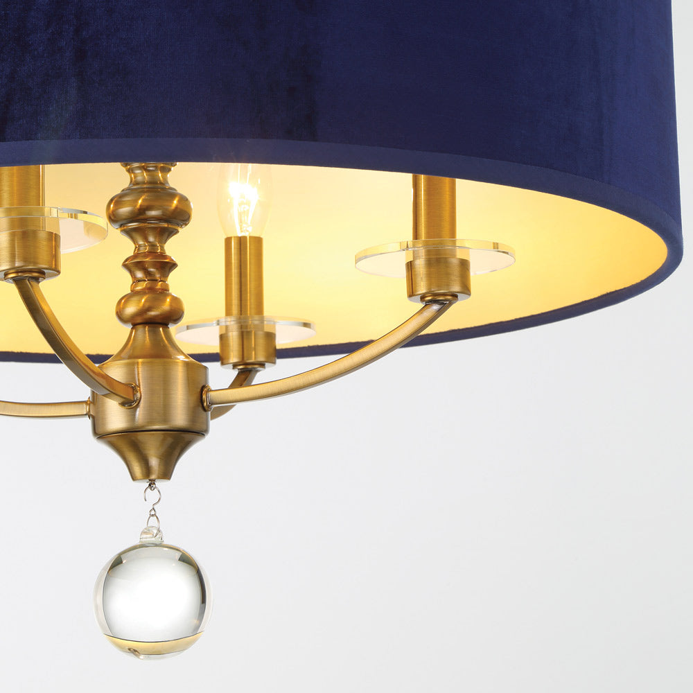 Van Noord Semi Flush Mount Ceiling Light in Detail.