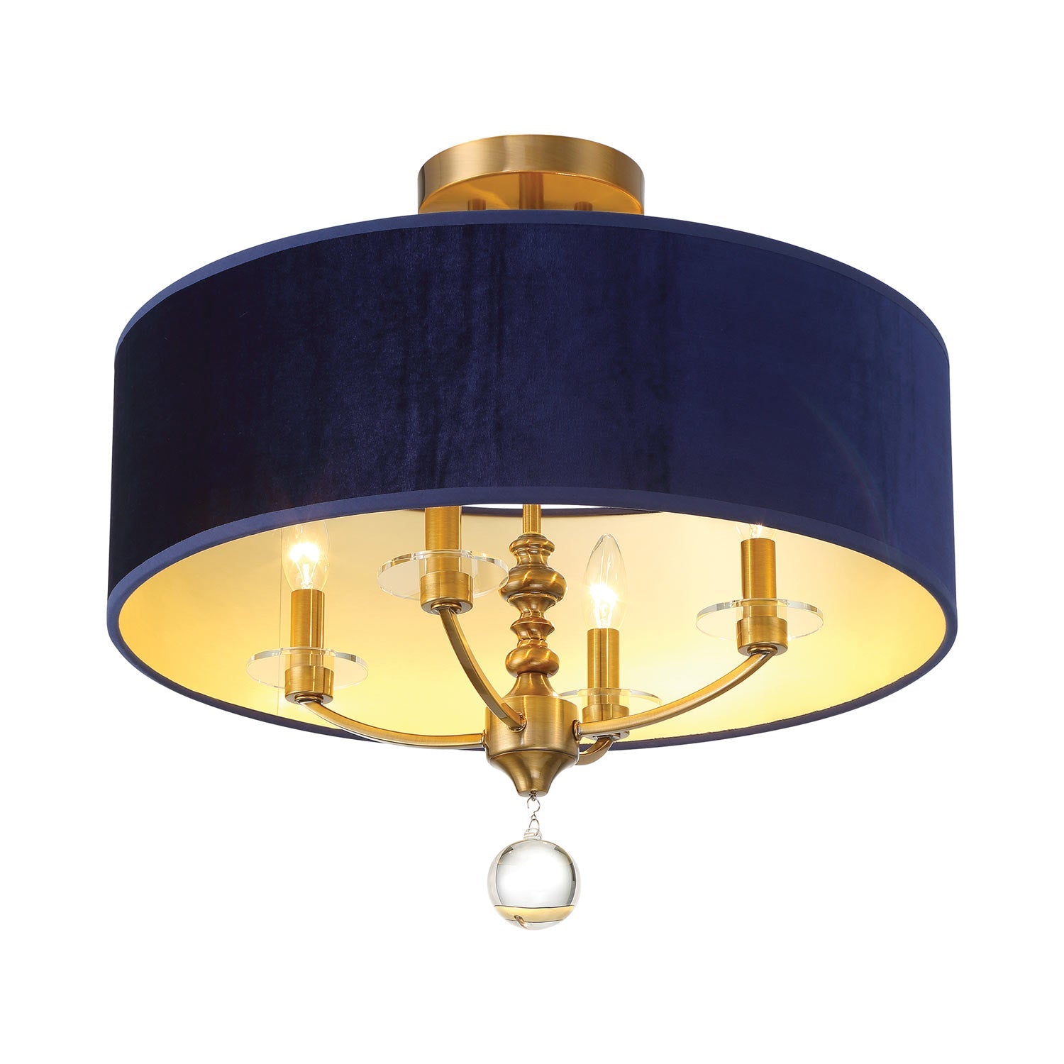 Van Noord Semi Flush Mount Ceiling Light in Detail.