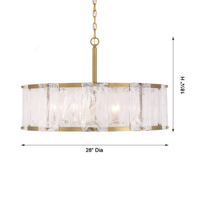 Veil Pendant Light - line drawing.