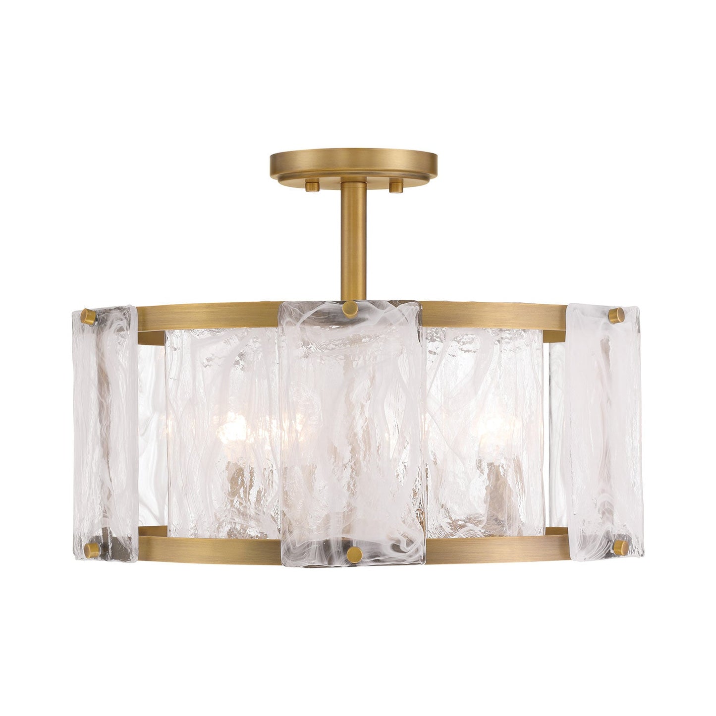 Veil Semi Flush Mount Ceiling Light in Detail.