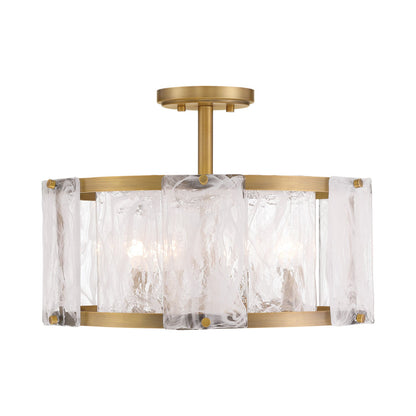 Veil Semi Flush Mount Ceiling Light in Detail.