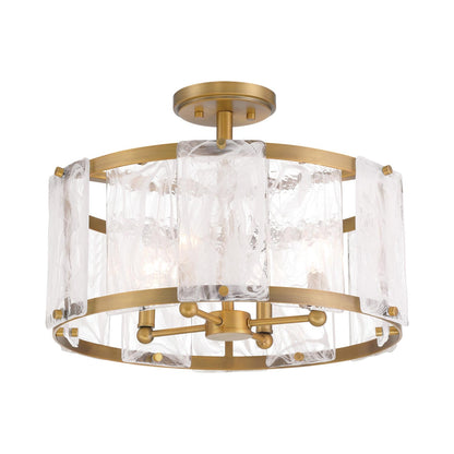 Veil Semi Flush Mount Ceiling Light in Detail.