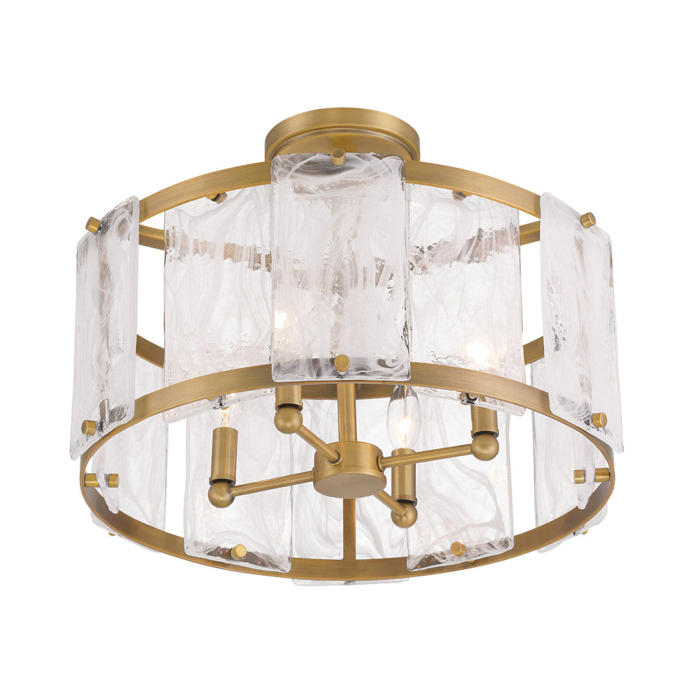 Veil Semi Flush Mount Ceiling Light in Detail.