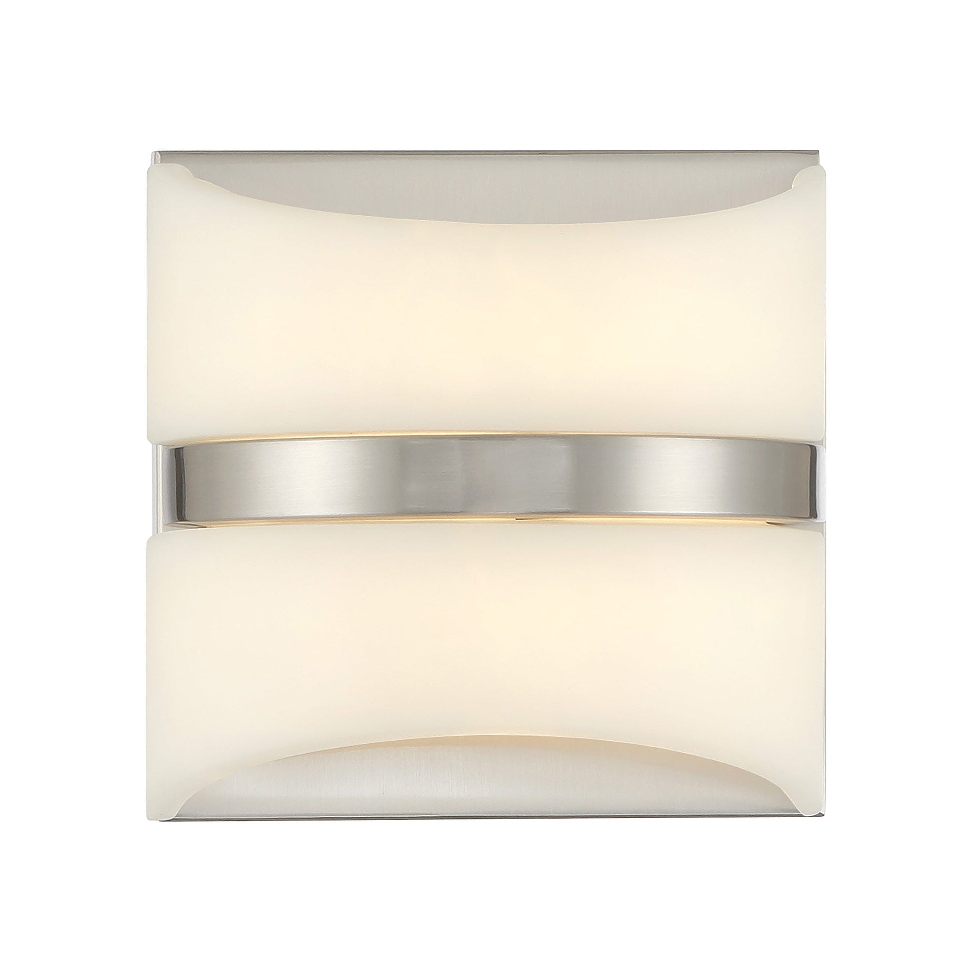 Velaux LED Wall Light in Brushed Nickel (Small).