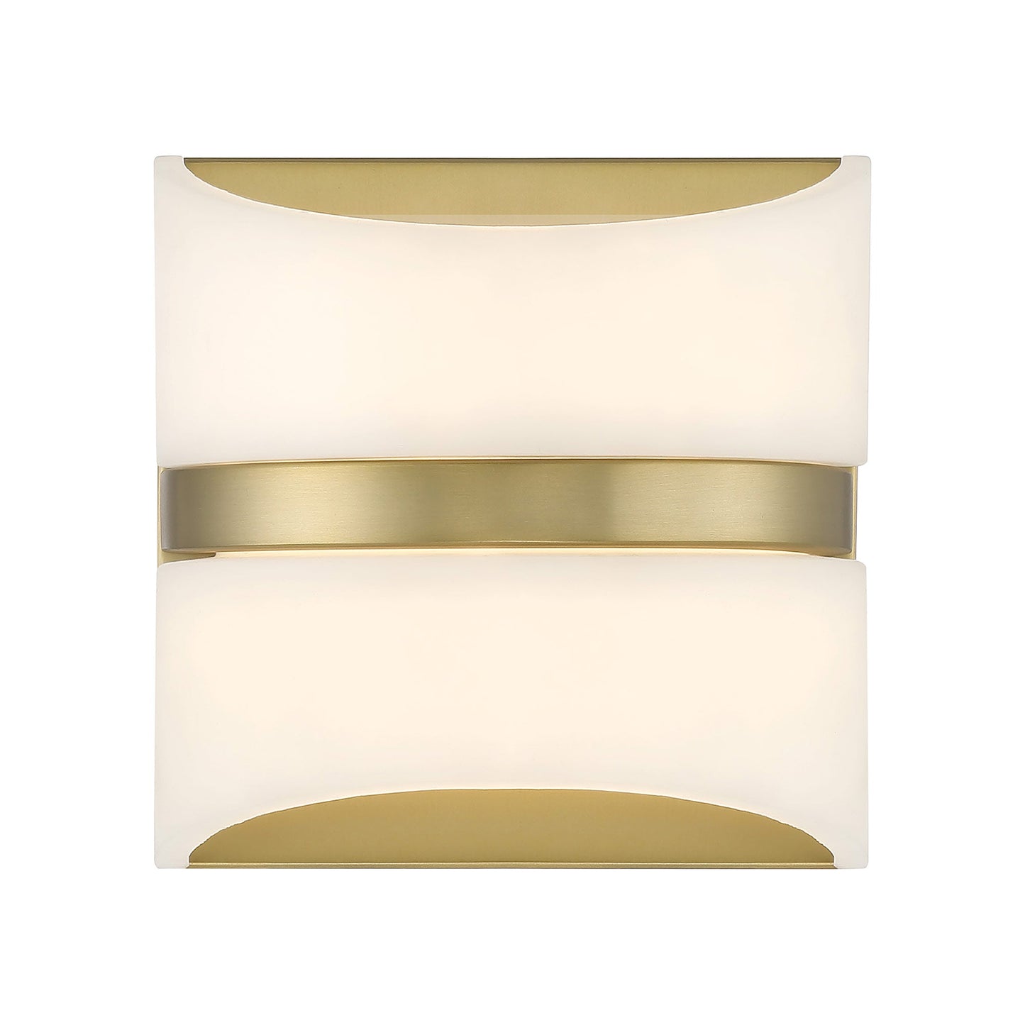 Velaux LED Wall Light in Soft Brass (Small).