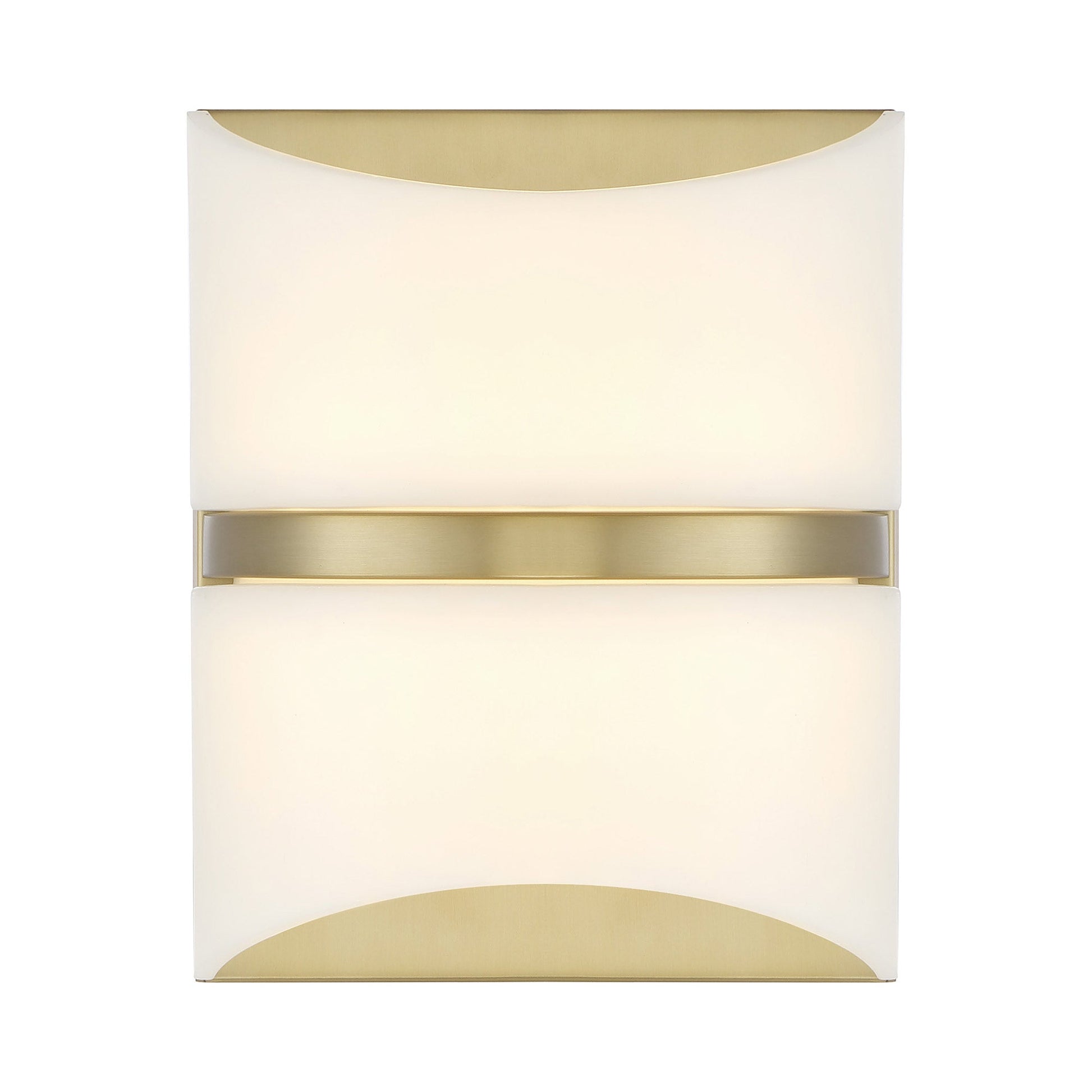 Velaux LED Wall Light in Soft Brass (Large).