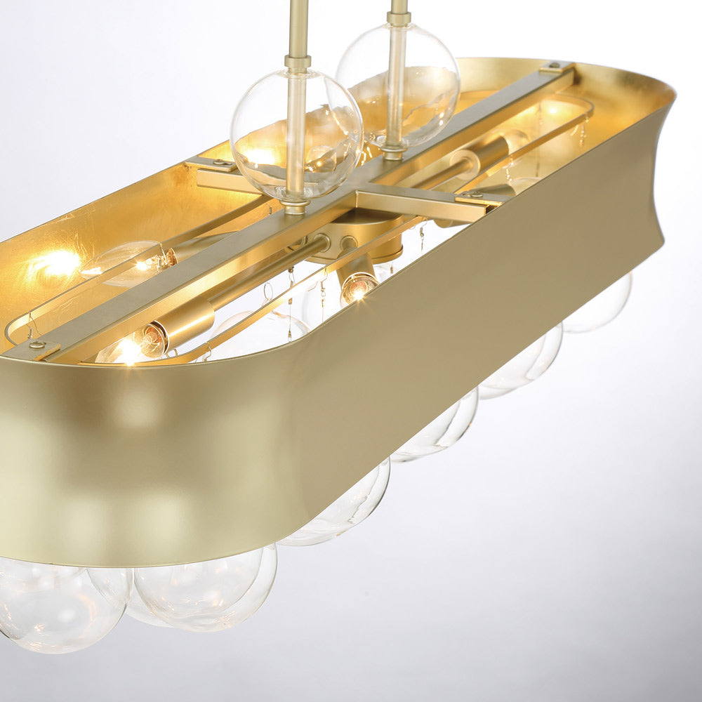 Verdi Linear Pendant Light in Detail.