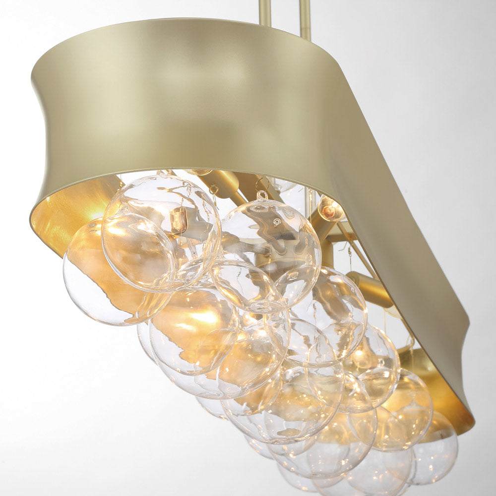 Verdi Linear Pendant Light in Detail.