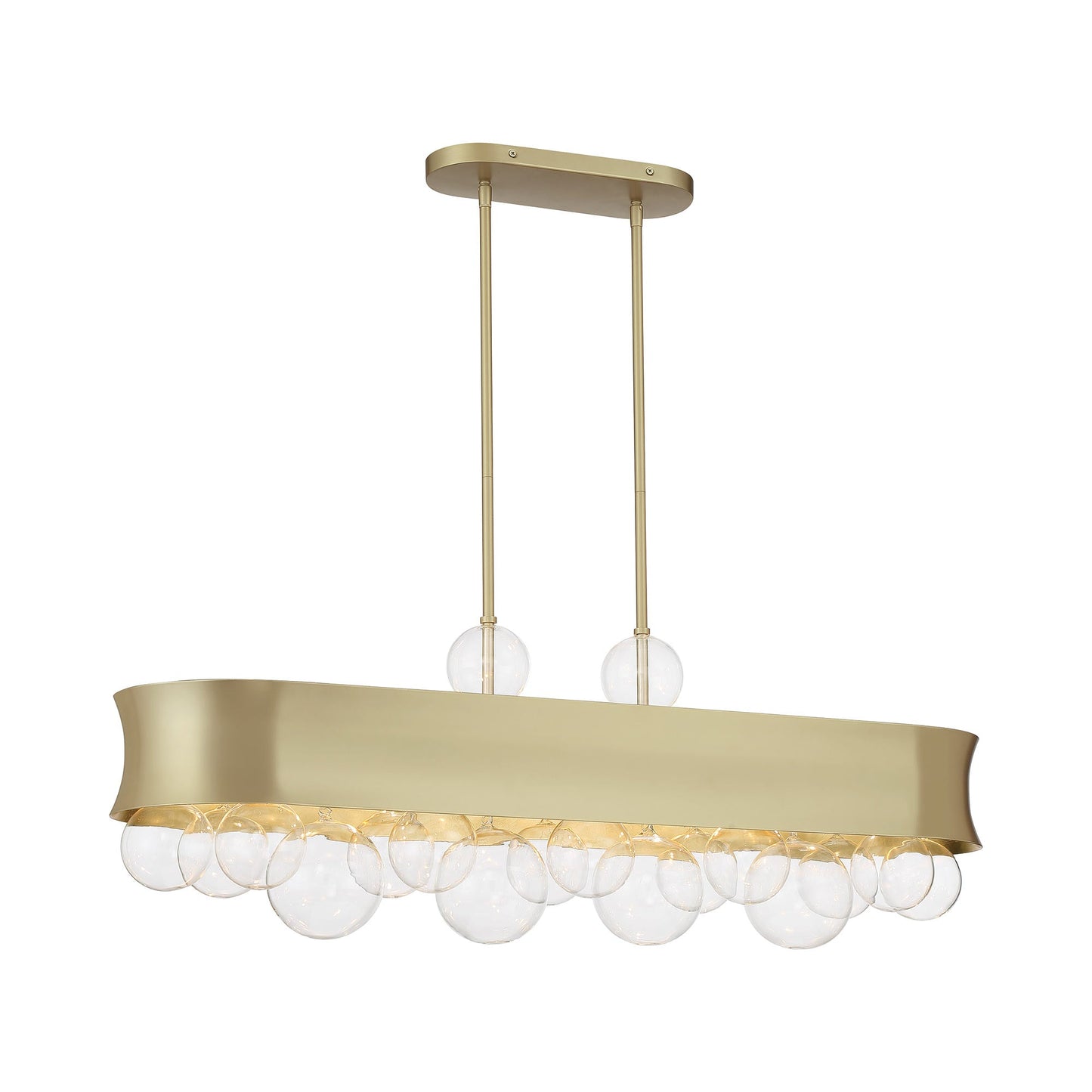 Verdi Linear Pendant Light in Detail.