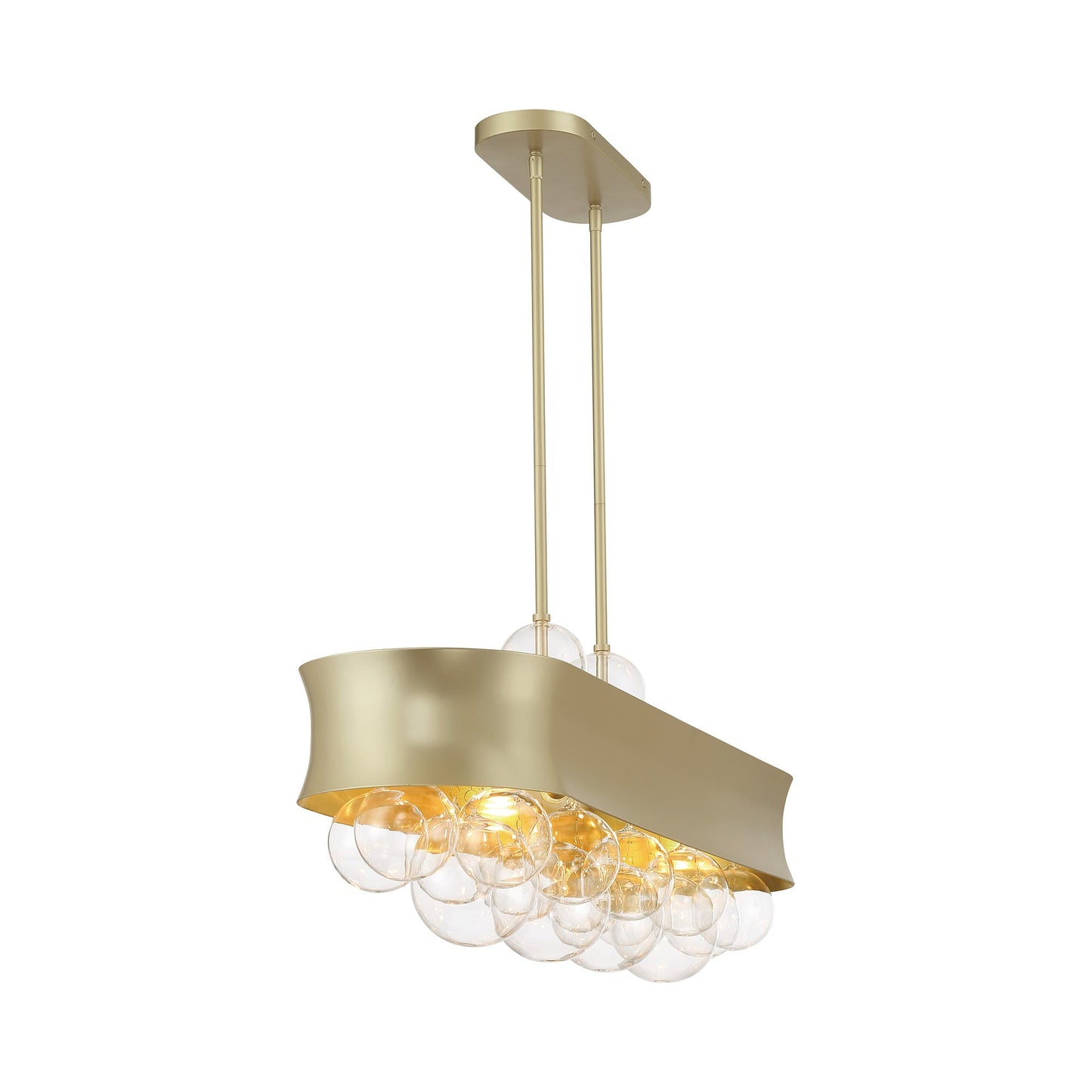 Verdi Linear Pendant Light in Detail.