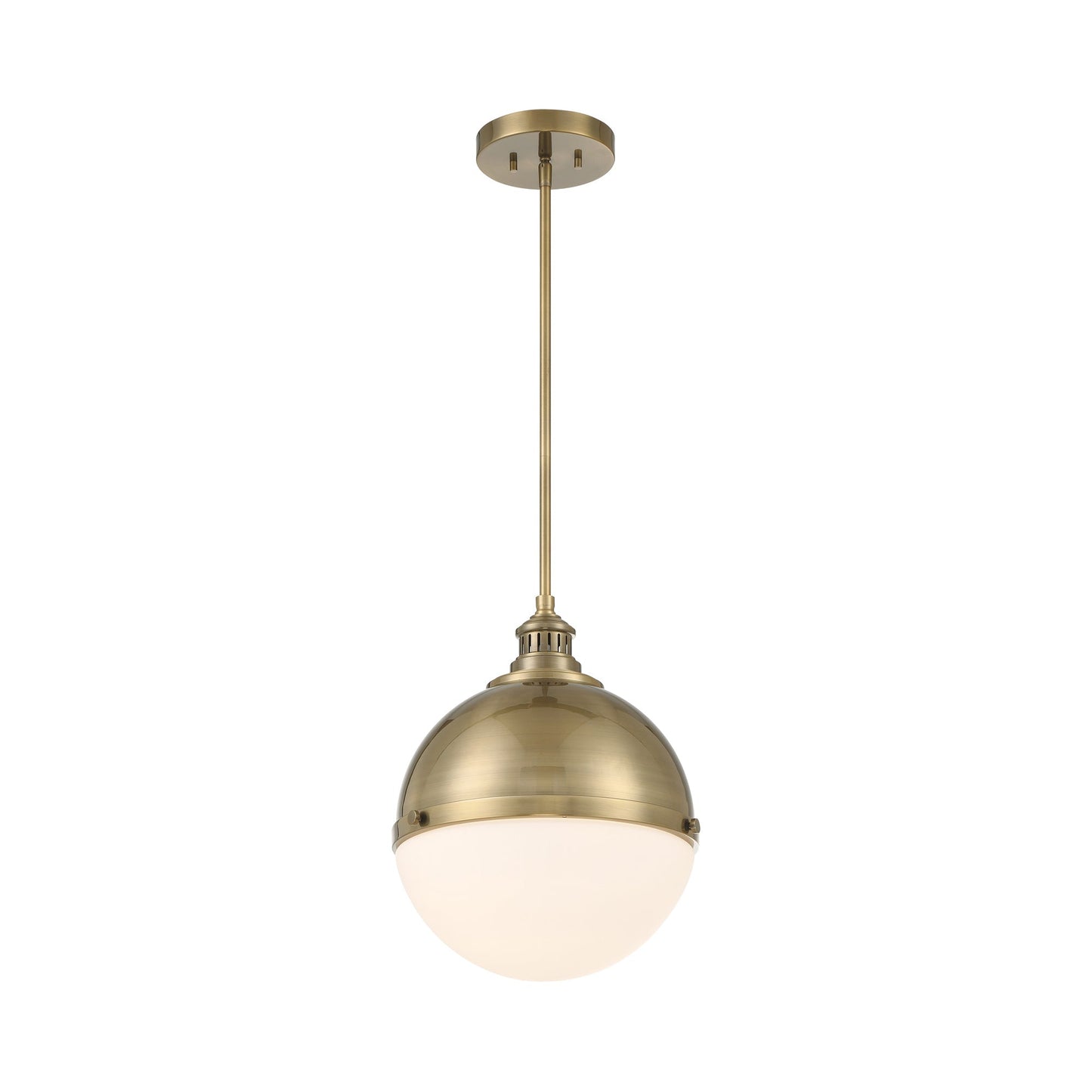 Vorey Pendant Light in Oxidized Aged Brass (Small).