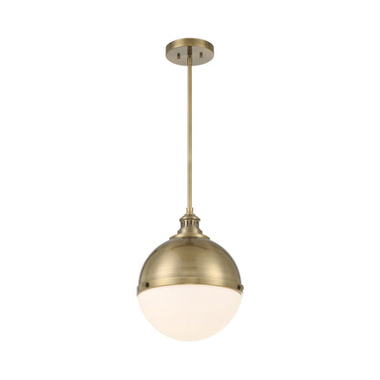 Vorey Pendant Light in Oxidized Aged Brass (Small).