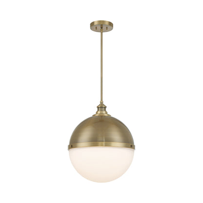 Vorey Pendant Light in Oxidized Aged Brass (Large).