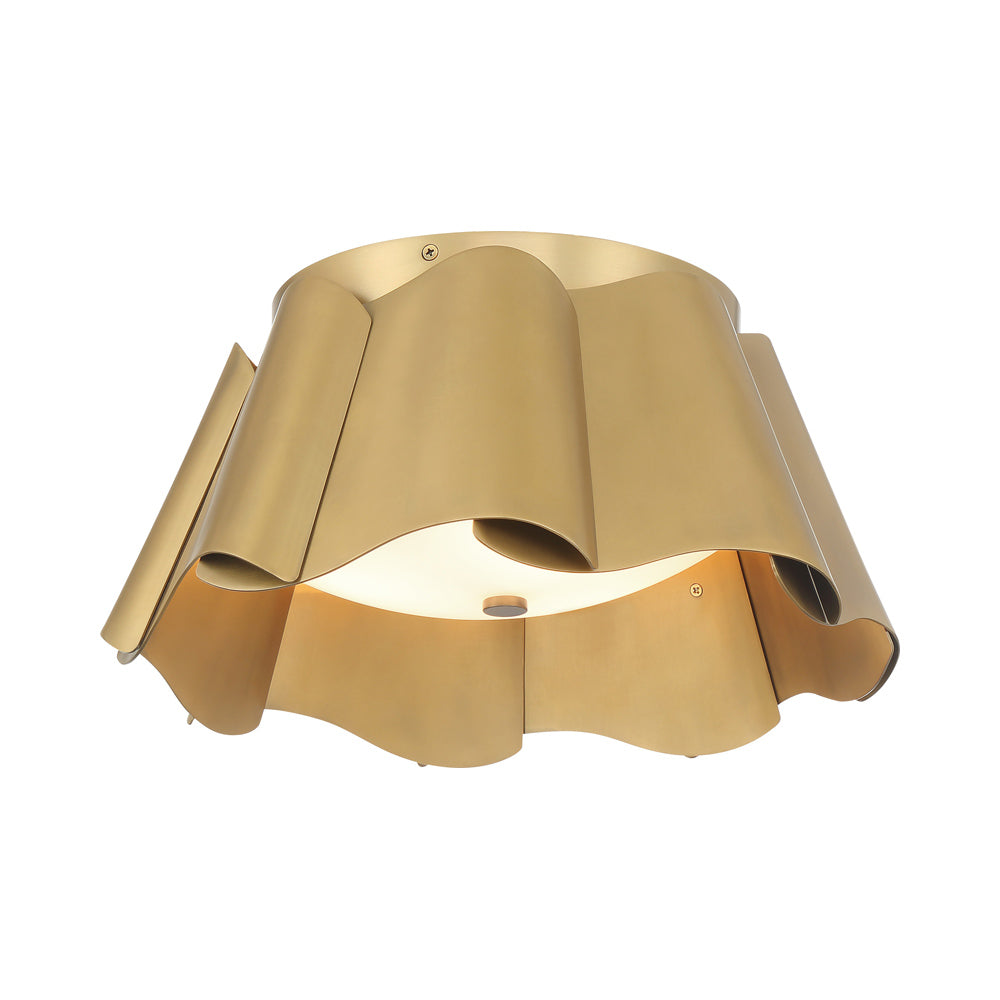 Waveform Flush Mount Ceiling Light.