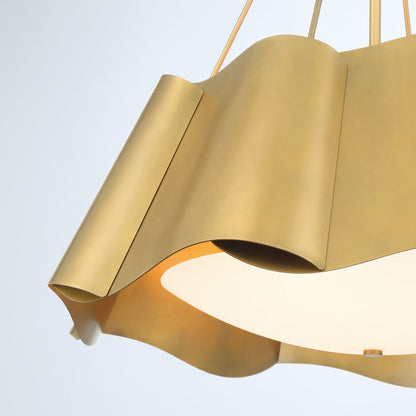 Waveform Pendant Light in Detail.